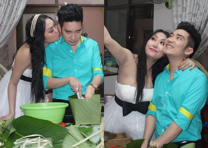 Phi Thanh Van vua goi banh chung vua chu moi hon Quang Ha hinh anh