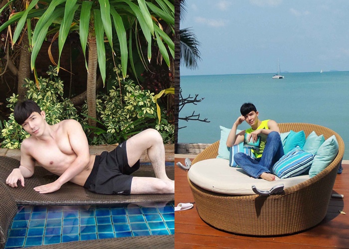 Nathan Lee nghi Tet xa xi o Thai Lan hinh anh