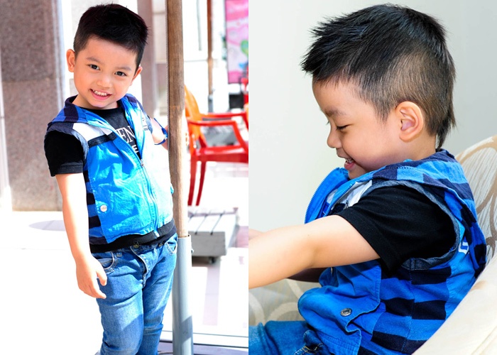 Con trai nuoi dang yeu cua ca si chuyen gioi Di Yen Quynh hinh anh