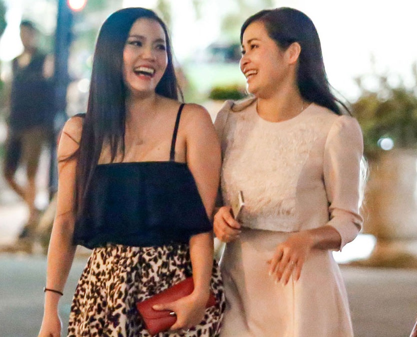 Ngoc Anh dao pho cung Trang Nhung sau nghi an got cam hinh anh