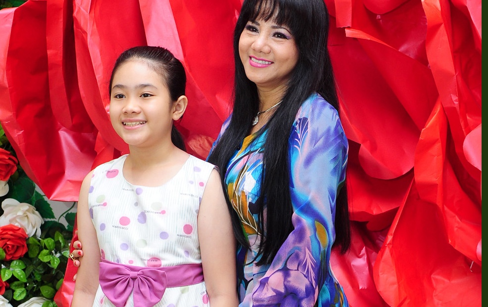 'Nu hoang nhac rock' Ngoc Anh khoe con gai dang yeu hinh anh