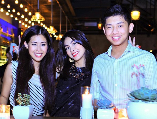 Tang Thanh Ha rang ro ben cac em chong hinh anh