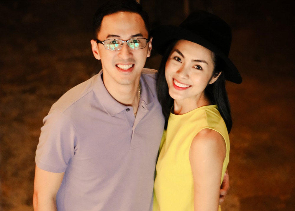 Vo chong Tang Thanh Ha gian di, than thien ngoai doi thuong hinh anh