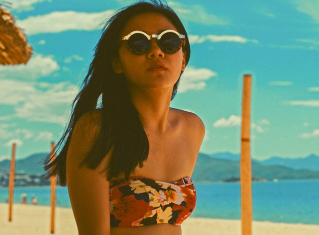 Van Mai Huong mac bikini qua ong kinh 'ban trai tin don' hinh anh