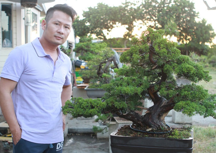 Bang Kieu khoe vuon bonsai tien ty o My hinh anh