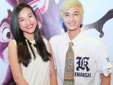 Huynh Anh tu tin lam 'phi cong tre' cua a hau Hoang Oanh hinh anh