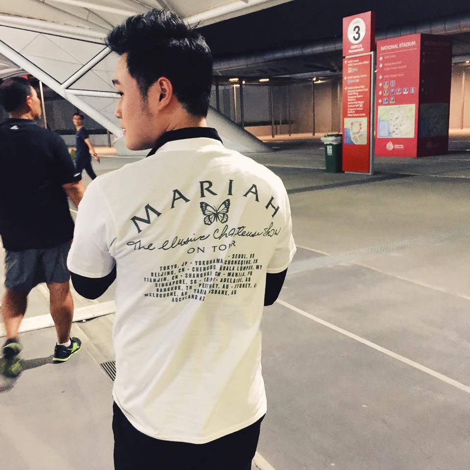 Nam ca sĩ Quang Vinh là fan của diva Mariah Carey từ nhiều năm nay.