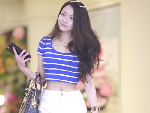 Thuy Top lo lang vi giam can tram trong hinh anh