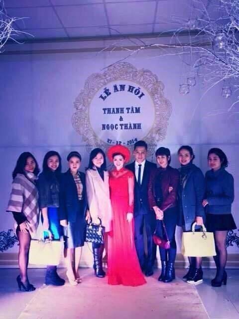 Hình ảnh trong lễ ăn hỏi của Tâm Tít.