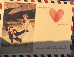 Thiep cuoi an tuong cua Huynh Dong - Ai Chau hinh anh