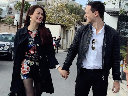 Kim Ly nam chat tay Truong Ngoc Anh tren dao Sip hinh anh