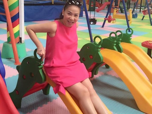 Thu Minh he lo chuyen thu vi trong thoi gian mang bau hinh anh