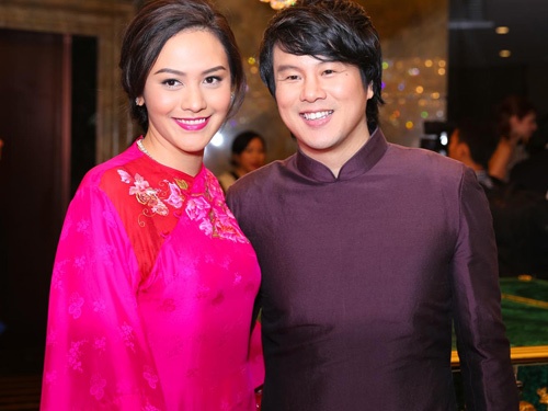 Thanh Bui lan dau dua vo dai gia di su kien hinh anh