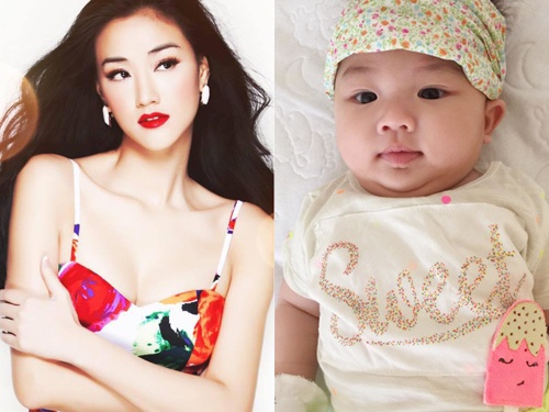 Maya lan dau khoe con gai 4 thang tuoi hinh anh