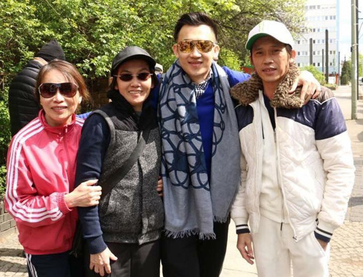 Hoai Linh hoi ngo anh em ruot tai My hinh anh