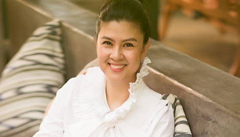 Ve ngoai dien vien Kim Thu sau 7 nam song gio hinh anh