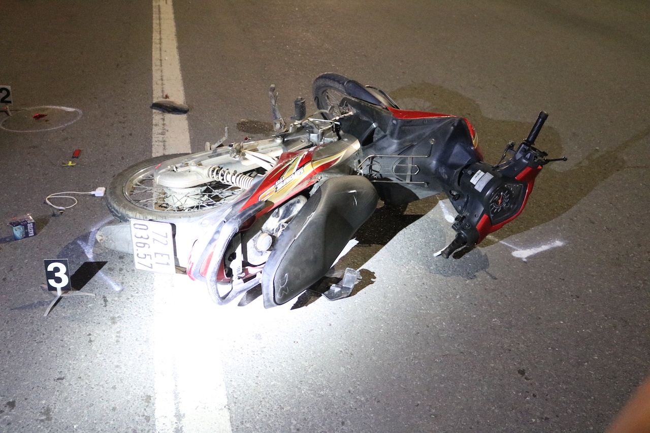 CSGT Ba Ria - Vung Tau bi tong nguy kich khi lam nhiem vu anh 2