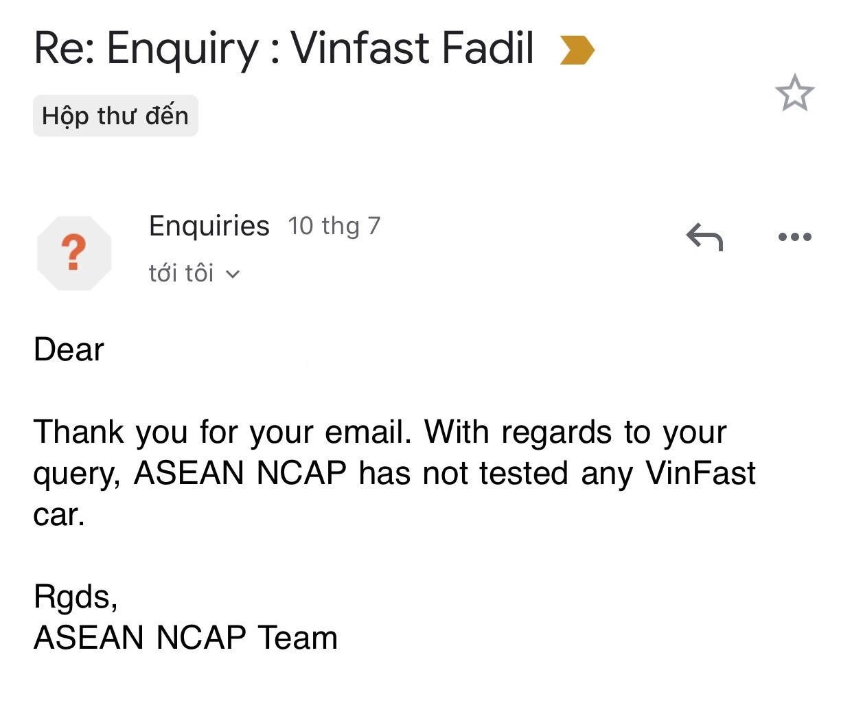 vinfast fadil asean ncap ảnh 5 vinfast fadil asean ncap anh 5