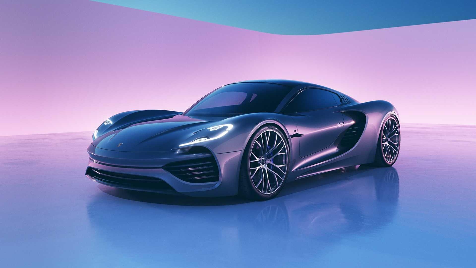 Ban concept day thu hut cua Porsche 988 Vision hinh anh