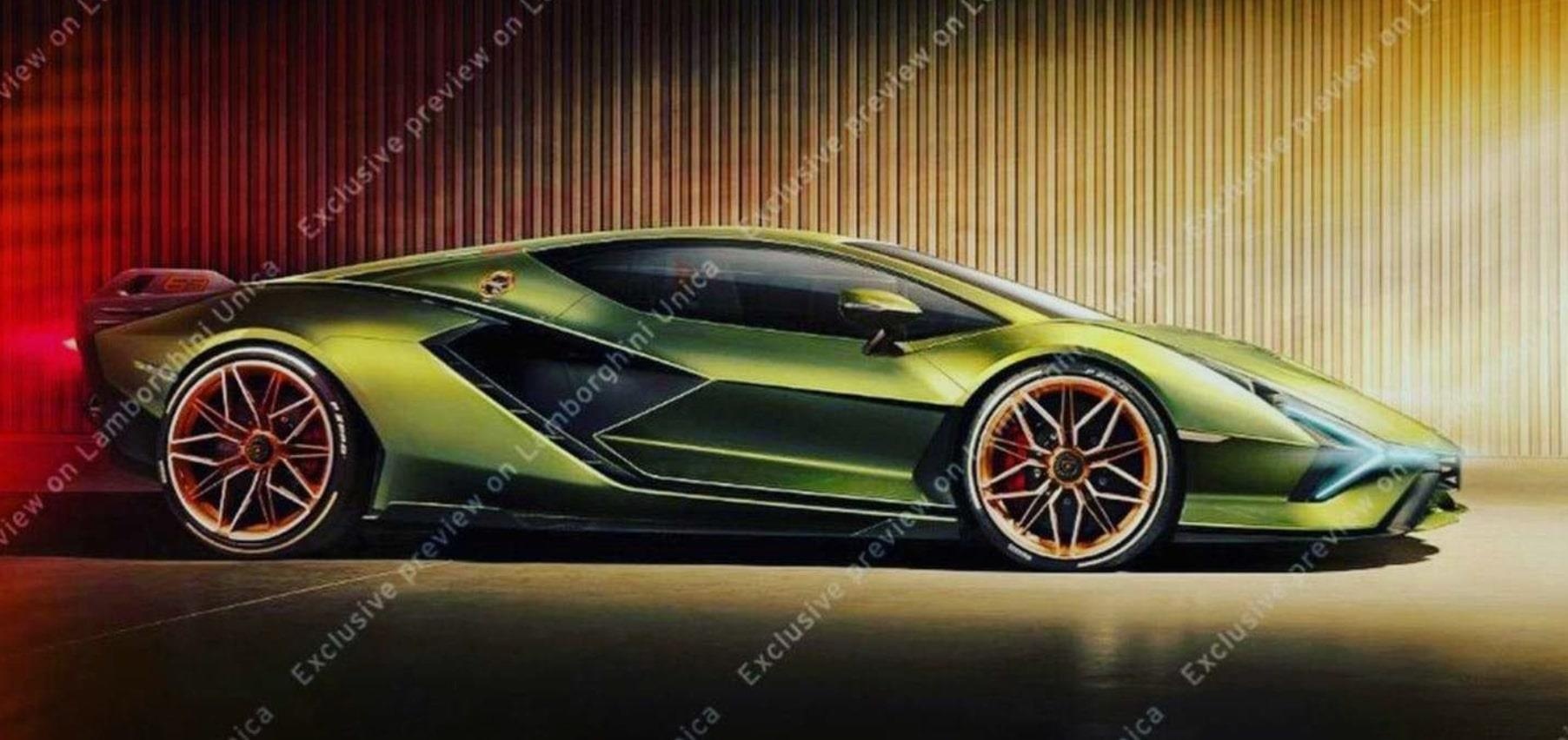 Lộ thiết kế mẫu xe mới của Lamborghini ảnh 1 Lo thiet ke mau xe moi cua Lamborghini anh 1