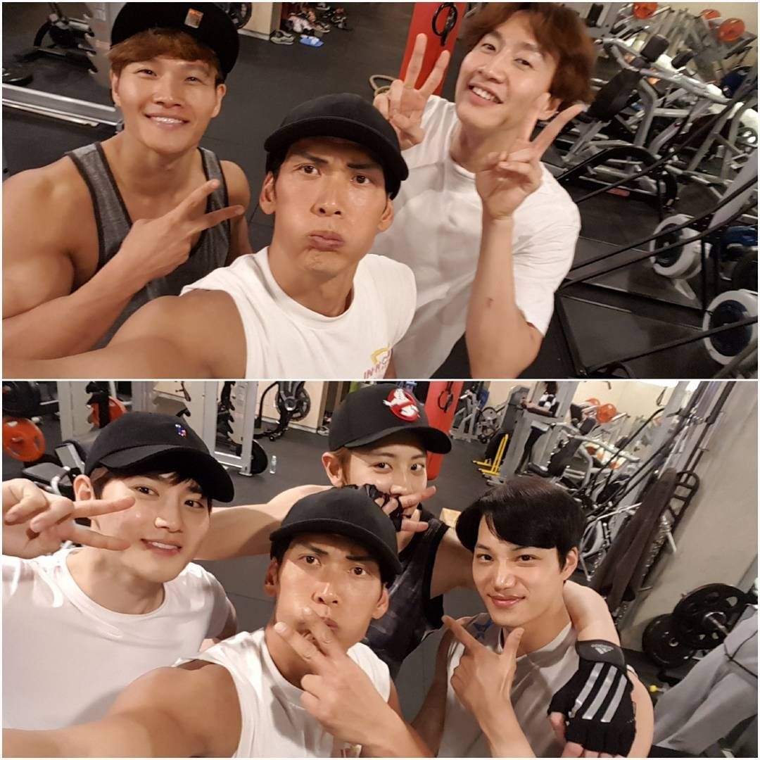 Kim Jong Kook tap gym anh 10