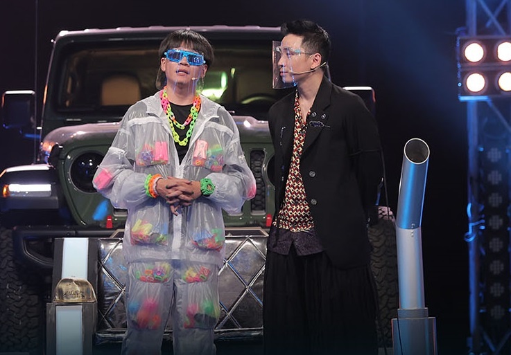 Tam voc cua Karik va Wowy o Rap Viet anh 3