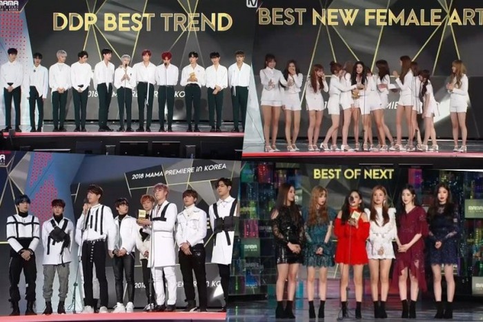 Mnet nhan giai mama 2018 anh 2