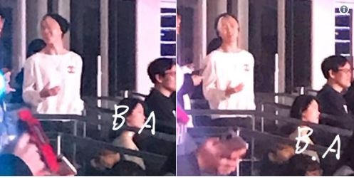 Jimin,  Xiumin ung ho WANNA ONE tai concert cuoi anh 2