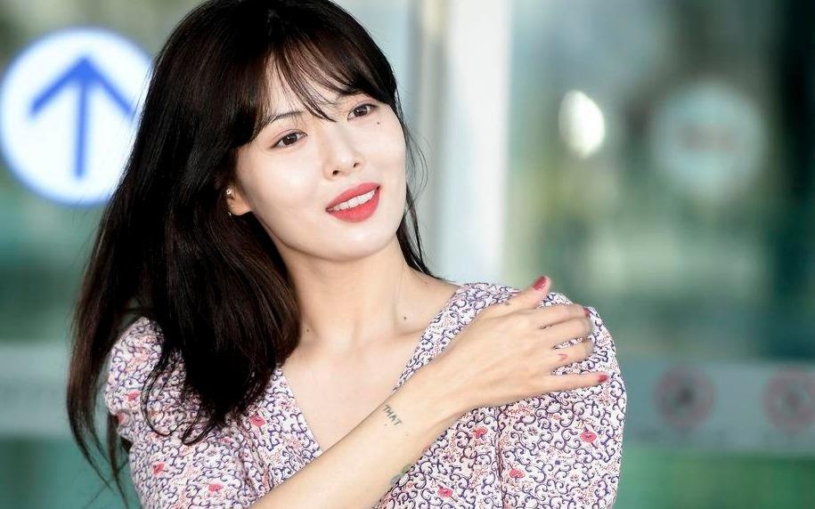 ‘Nu hoang goi cam’ HyunA mac kin ra san bay hinh anh