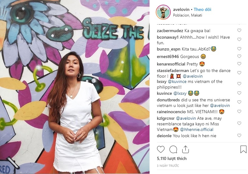 co gai Philippines co ve ngoai giong H'Hen Nie anh 2