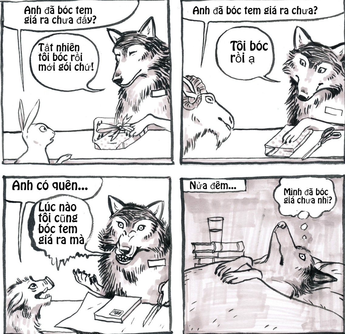 Bo tranh nhung kieu khach hang thuong gap anh 5