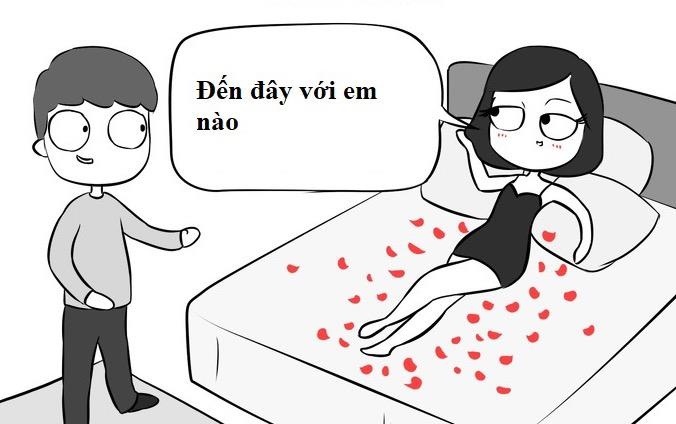 Tranh vui: Yeu mot thang va mot nam khac nhau the nao? hinh anh