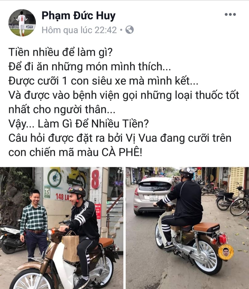Duc Huy tra loi cau hoi Tien nhieu de lam gi anh 1