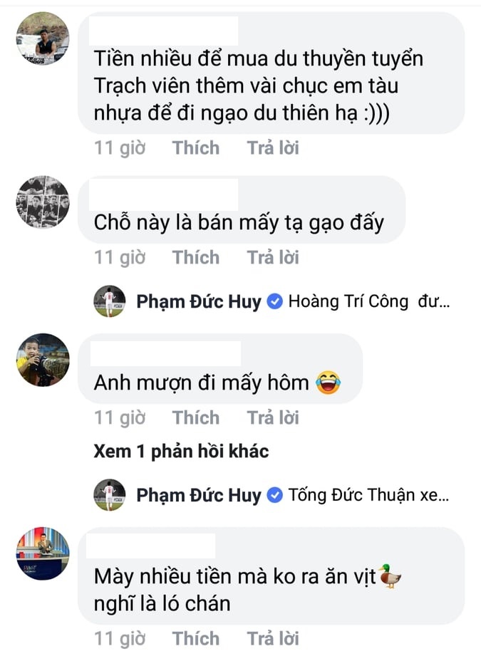 Duc Huy tra loi cau hoi Tien nhieu de lam gi anh 2