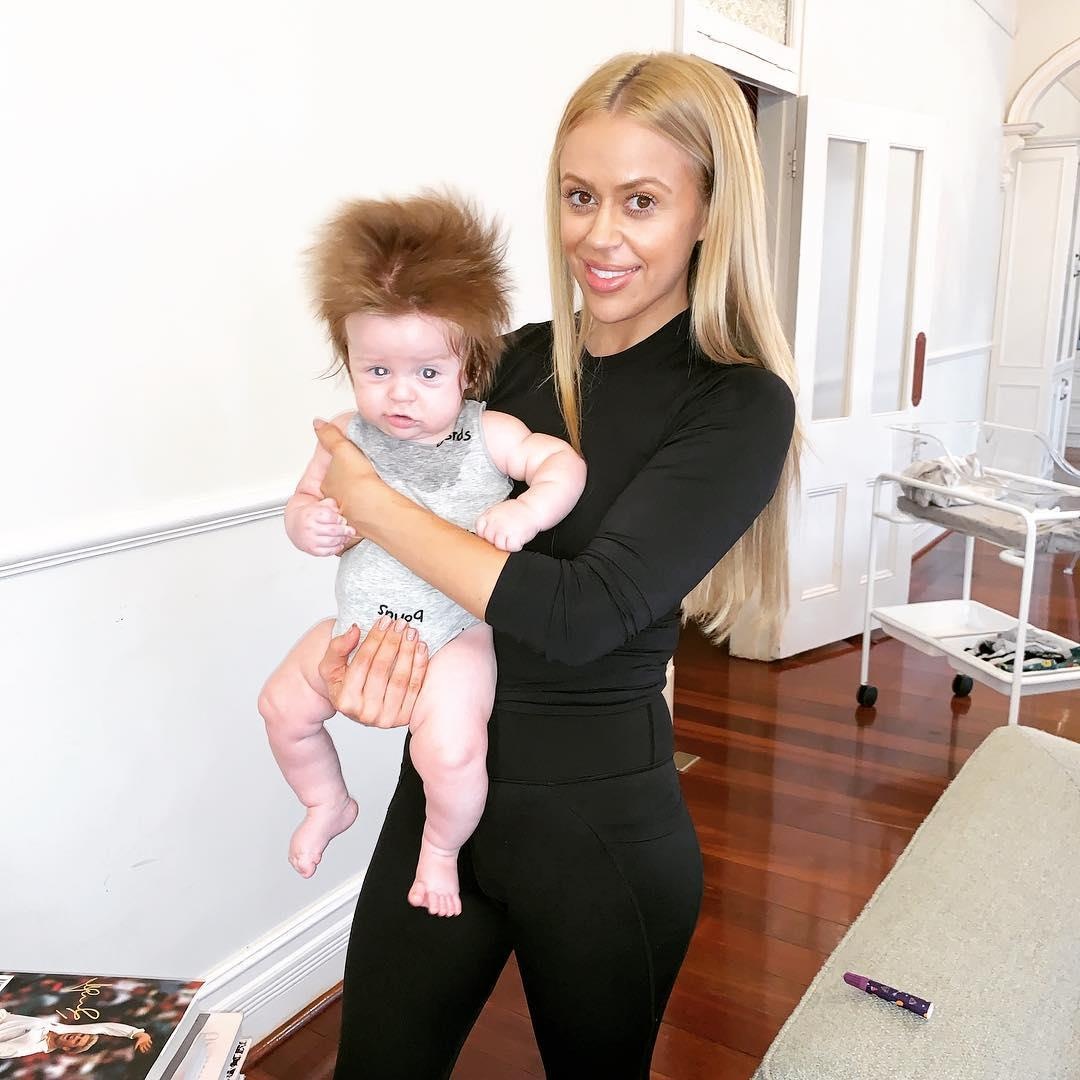 Cau be 4 thang tuoi so huu mai toc tuoi tot ky la anh 5