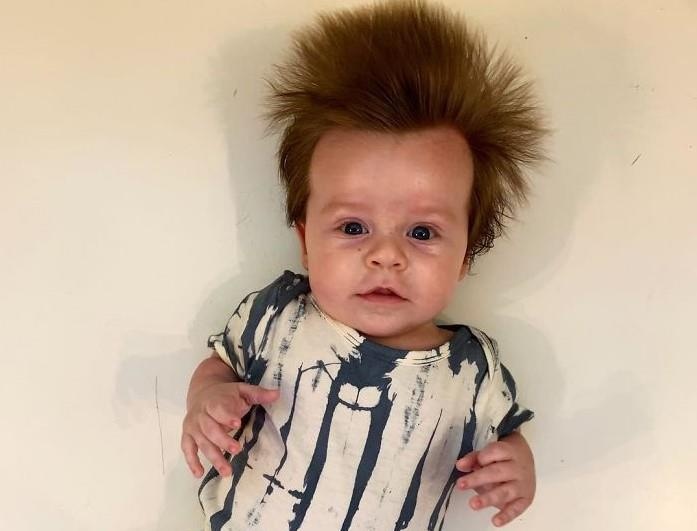 Cau be 4 thang tuoi so huu mai toc tuoi tot ky la anh 7