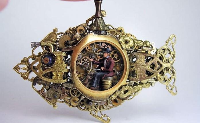 Nghe si Hy Lap bien nhung chiec dong ho hong thanh nhung the gioi ti hon anh 4