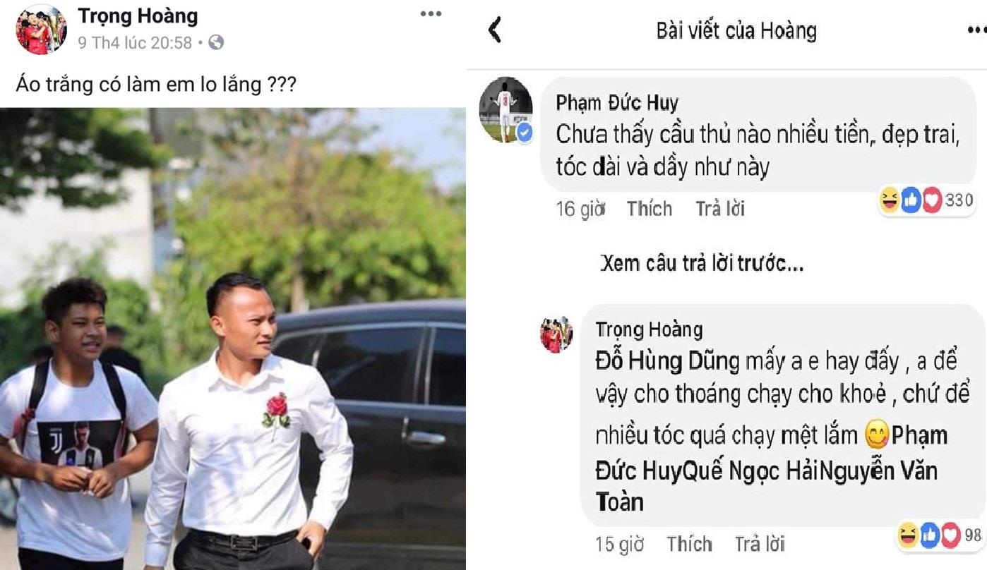 Đức Huy bình luận cục súc trên bài đăng của đồng đội ảnh 2 Duc Huy binh luan cuc suc tren bai dang cua dong doi anh 2