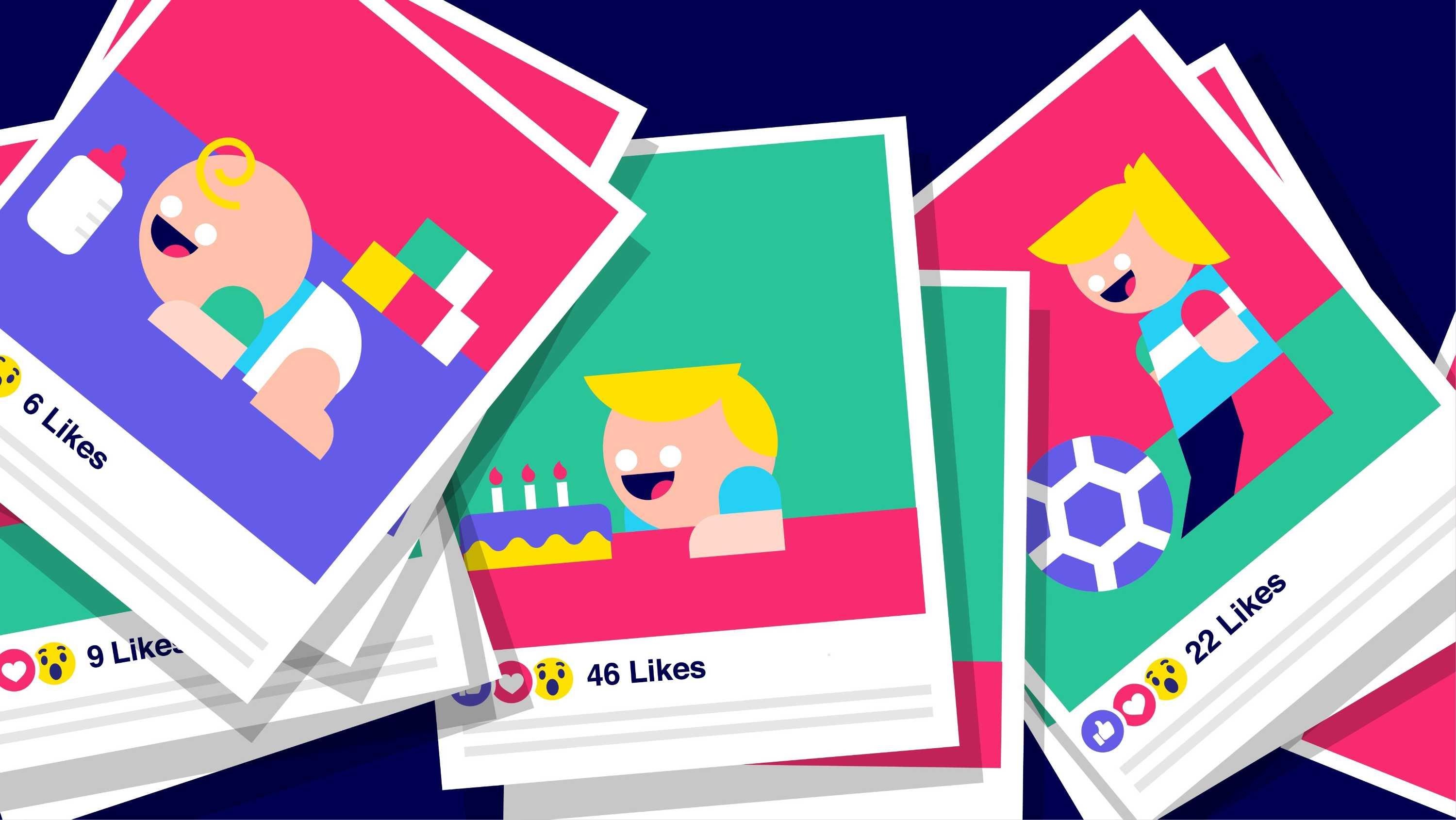 Nguy hiem khi cha me dang anh con len mang xa hoi anh 2