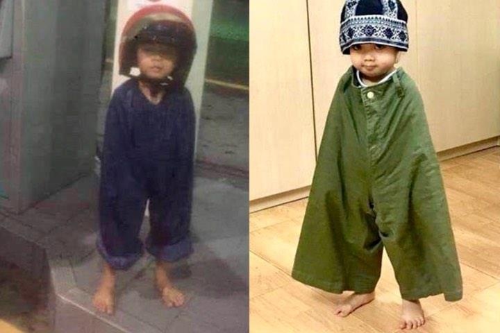 Cha me de con mac quan thay ao va cau chuyen cam dong dang sau hinh anh