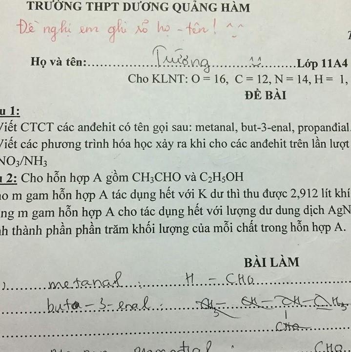 Khi học sinh đi thi mà quên viết tên mình ảnh 7 Khi hoc sinh di thi ma quen viet ten minh anh 7