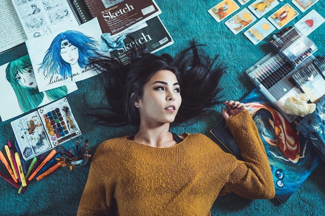 hot girl goc A mang 8 dong mau anh 1