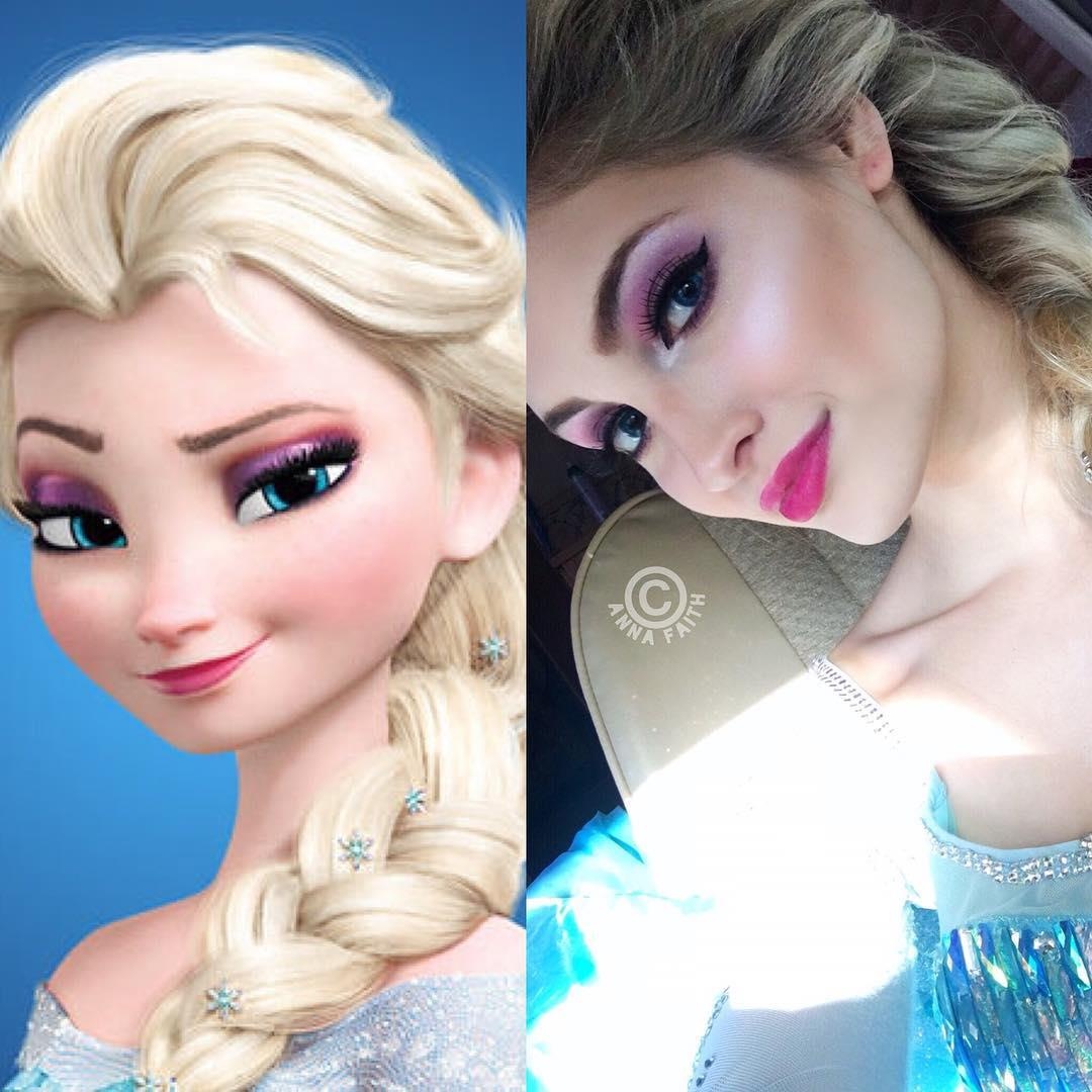 Hot girl giong Elsa anh 2