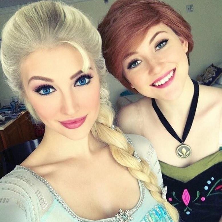 Hot girl giong Elsa anh 3