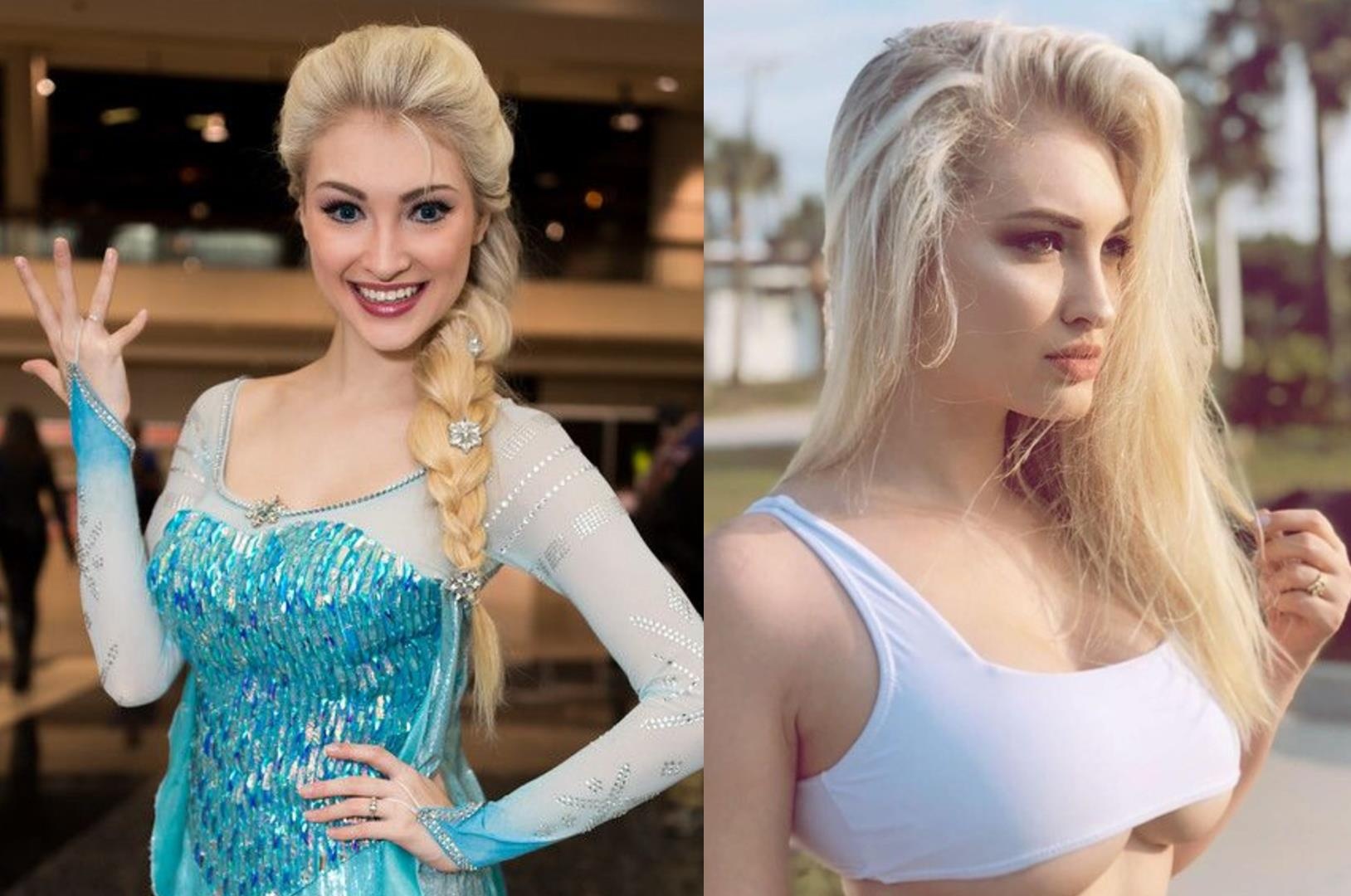 Ve ngoai ngay cang goi cam cua co gai cosplay 'Nu hoang bang gia' hinh anh