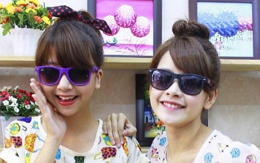 Quynh Anh Shyn dang anh thoi 'ngo tau' mung sinh nhat Chi Pu hinh anh