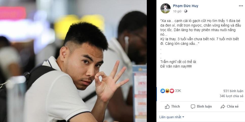 Đức Huy dự đoán đề Văn ảnh 1 Duc Huy du doan de Van anh 1