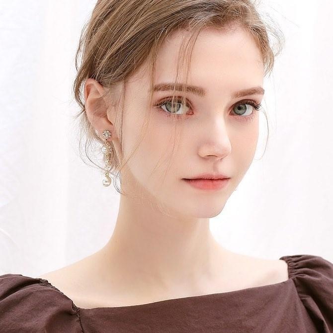 Hot girl Ukraine lam nguoi mau Han Quoc anh 2