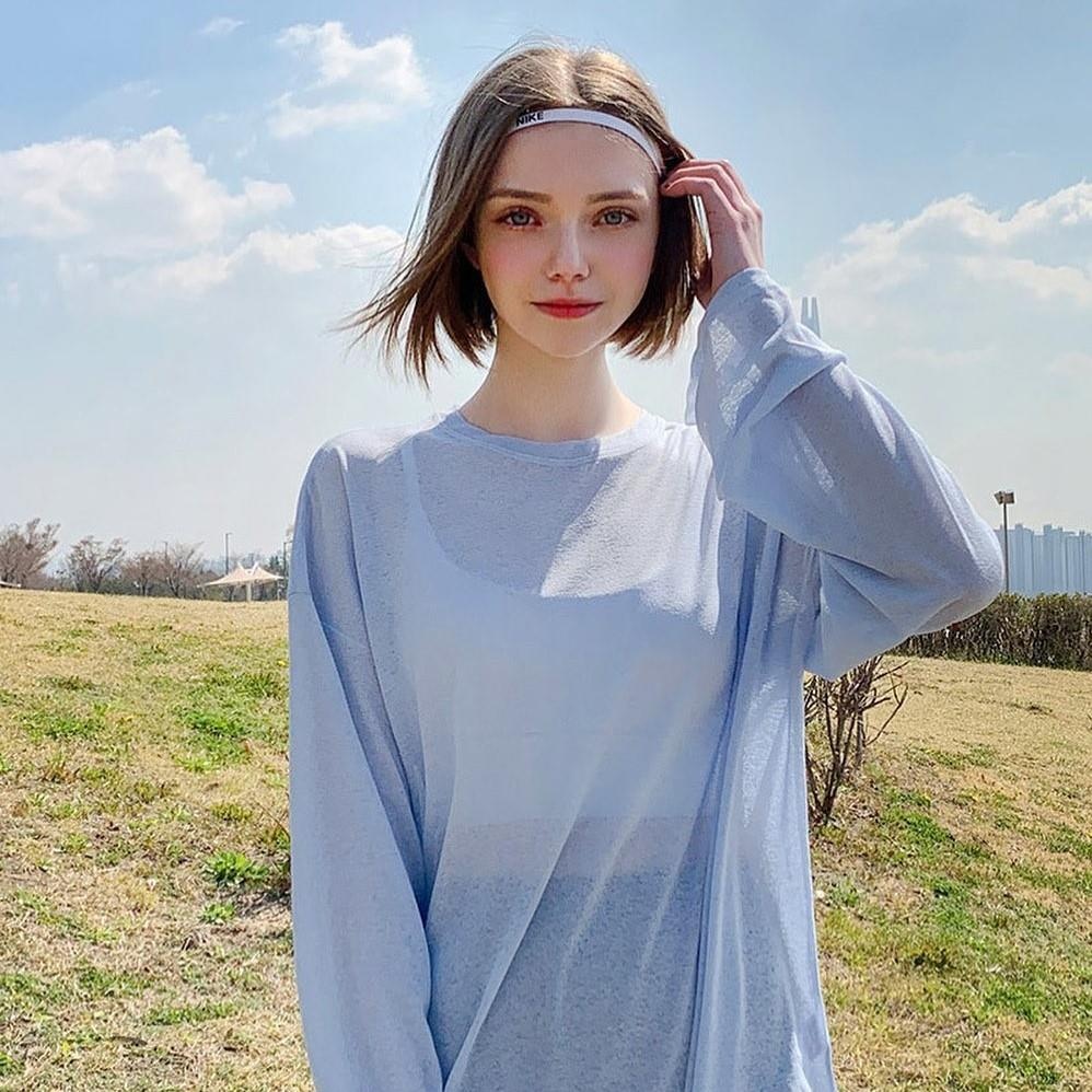 Hot girl Ukraine lam nguoi mau Han Quoc anh 12