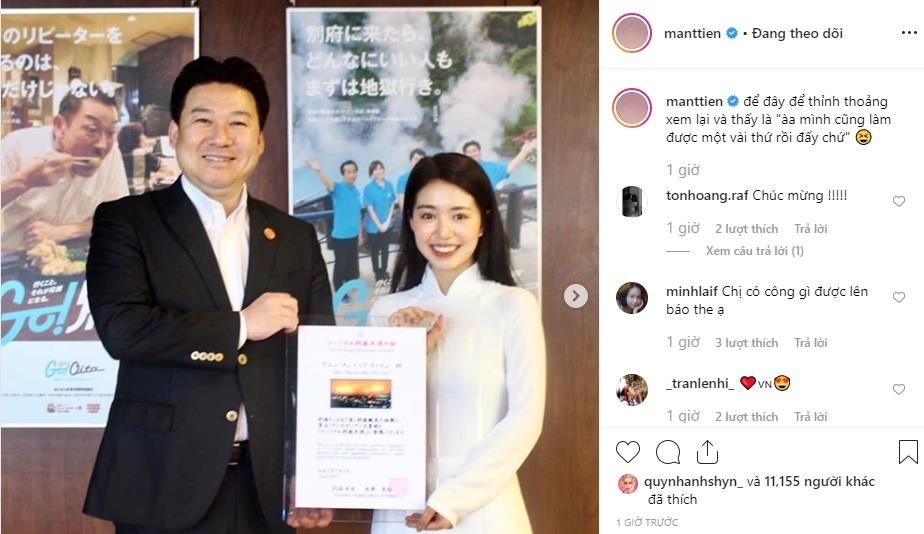 Mẫn Tiên thành đại sứ du lịch ở Nhật Bản ảnh 1 Man Tien thanh dai su du lich o Nhat Ban anh 1